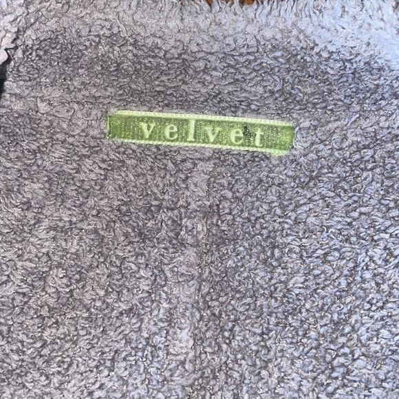 Velvet Purple Suede Fleece Lined Full Zip Jacket - Picture 3 of 5